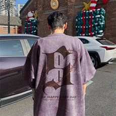 高品质220克得物抖音品质xz605-djp167-特批23控39，男装T恤，星座605(原A050)