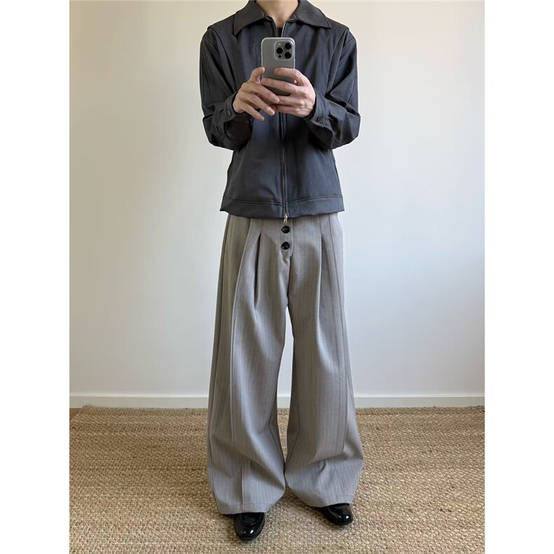 自家图~老钱风cleanfit立体解构短款夹克外套W1379/特P75,男装夹克,电商B350