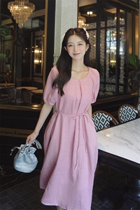 新款，简约大方法式连衣裙P105-K158图片