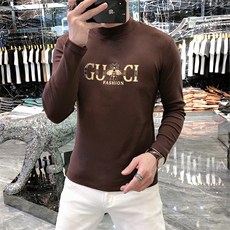 22新款秋冬潮牌男简欧大码圆领双面德绒打底衫长袖A-803-P53，男装T恤，电商A227B（原钱塘4066-1）