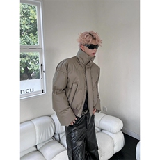 秋冬短款加厚棉服外套小众高级立领保暖面包服男女M8145，男装棉衣，星座1116A（原606A-3）