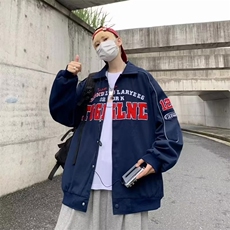 2023春秋季复古飞行员夹克外套韩版宽松美式男上衣服JK0068-P58，男装夹克，星座308B-1