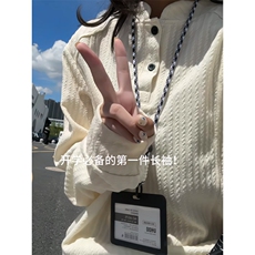 XZ809A/SYR24/特P24/控48肌理感设计感亨利领polo衫长T卫衣，男装Polo衫，星座809A(原222-1)