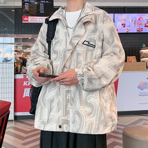 高级感灯芯绒外套男春秋冬季港风潮牌痞帅夹克宽松百搭潮流上衣服图片