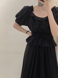 韩系半裙两件套,女装半身裙,驿谷