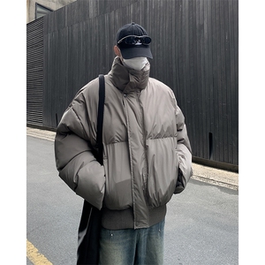 2024冬季潮牌加厚立领棉衣美式复古保暖短款面包服外套 W7960-P80图片