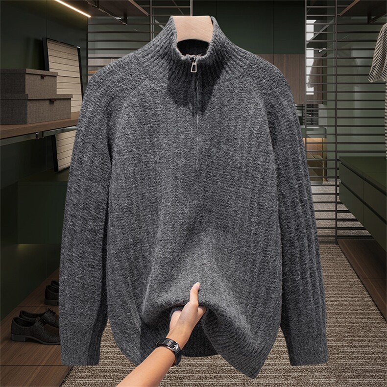 重磅老钱针织衫毛衣男秋冬厚款高级感套头潮牌休闲内搭衣服,男装针织衫/毛衣,星座914