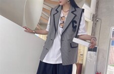 马甲，女装马夹，线象