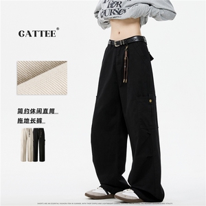 2025冬水洗工装裤-5631模特图-148，男装工装外套，电商S012（CATTEE）