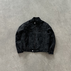 三色哈灵顿皮衣W2602P105M-2XL，男装皮衣，电商C313