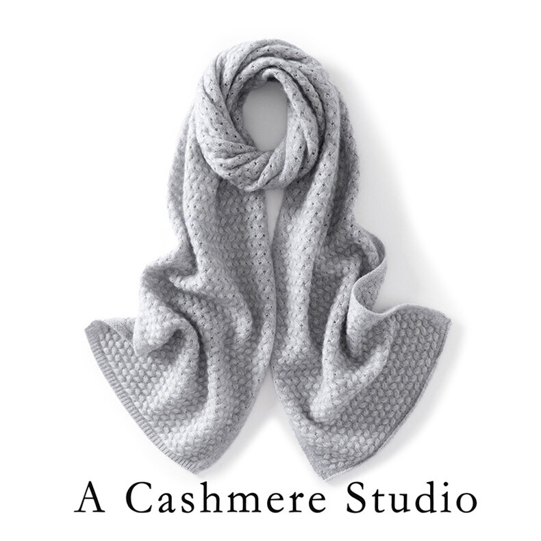 冬季长方形提花围巾时尚百搭通勤简约休闲，围巾，蒙娇羊绒