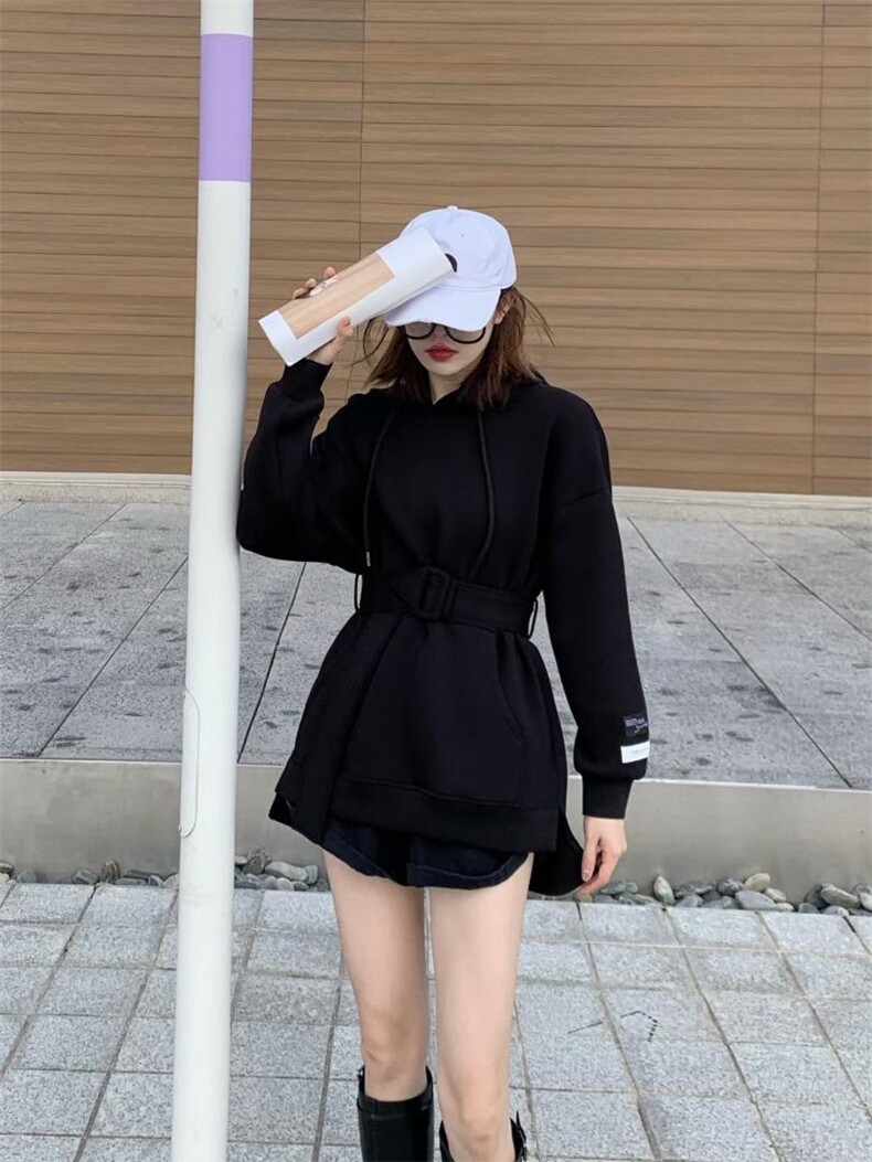 【现货】秋冬新款休闲卫衣裙，女装卫衣/绒衫，芷炫