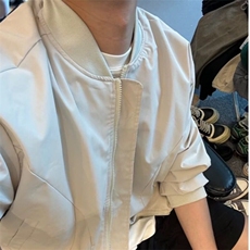 美式ma1飞行员夹克男秋季哈灵顿短款外套复古潮牌cleanfit棒球服，男装夹克，星座506A
