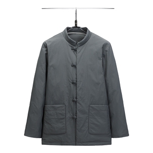 唐装羽绒服冬季风盘扣休闲加厚90%白鸭绒保暖外套BG8891-P235图片