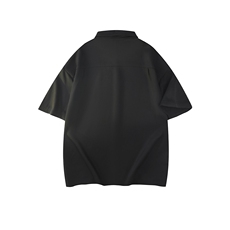港风大码美式vibe潮牌痞帅翻领短袖衬衫insXZ213-CS8808-P35控58，男装T恤，星座213