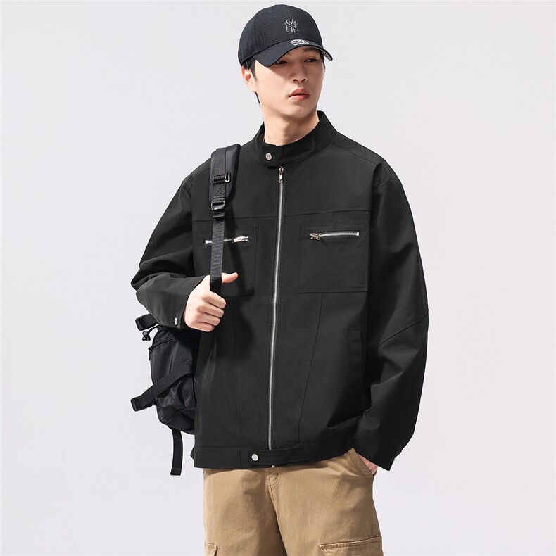 无影墙工装飞行夹克男秋季立领棒球服外套A436-1807-P80119,男装夹克,电商A436