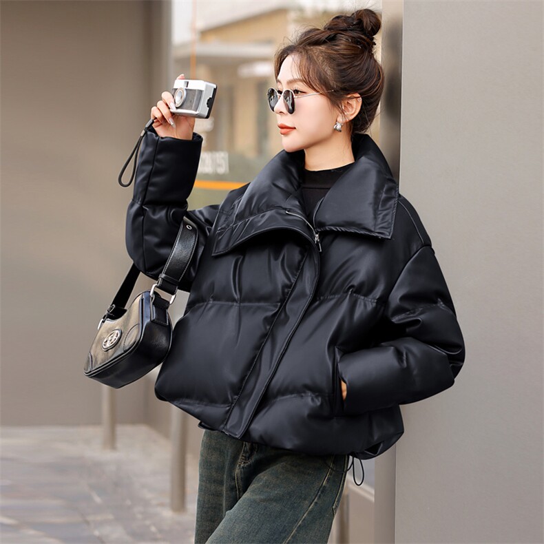 【BAO款】羽绒服明星同款冬装新款女装蛋白皮女式韩版时尚短款潮,女装羽绒服,意芙