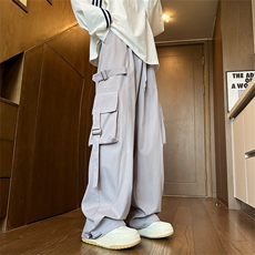 K666-P60M-6XL秋季新款大码美式重磅工装休闲宽松直筒长裤，男装工装外套，星座109