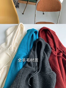 圆领毛衣女慵懒风气质百搭款休闲显瘦针织衫图片