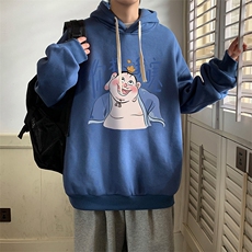 连帽卫衣男大码胖子帽衫大号运动服WY2437-P35，男装卫衣，电商A040