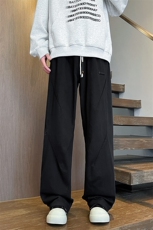 8XL-M休闲裤男日系潮牌拼接宽松阔腿裤直通工装裤K9103P68控88，男装工装外套，电商D206-1