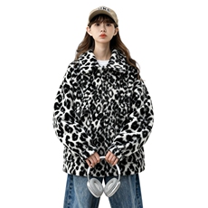 【现货】秋新小香风高级感复古格子豹纹夹克呢外套705-W8863-P80，男装夹克，星座705-1