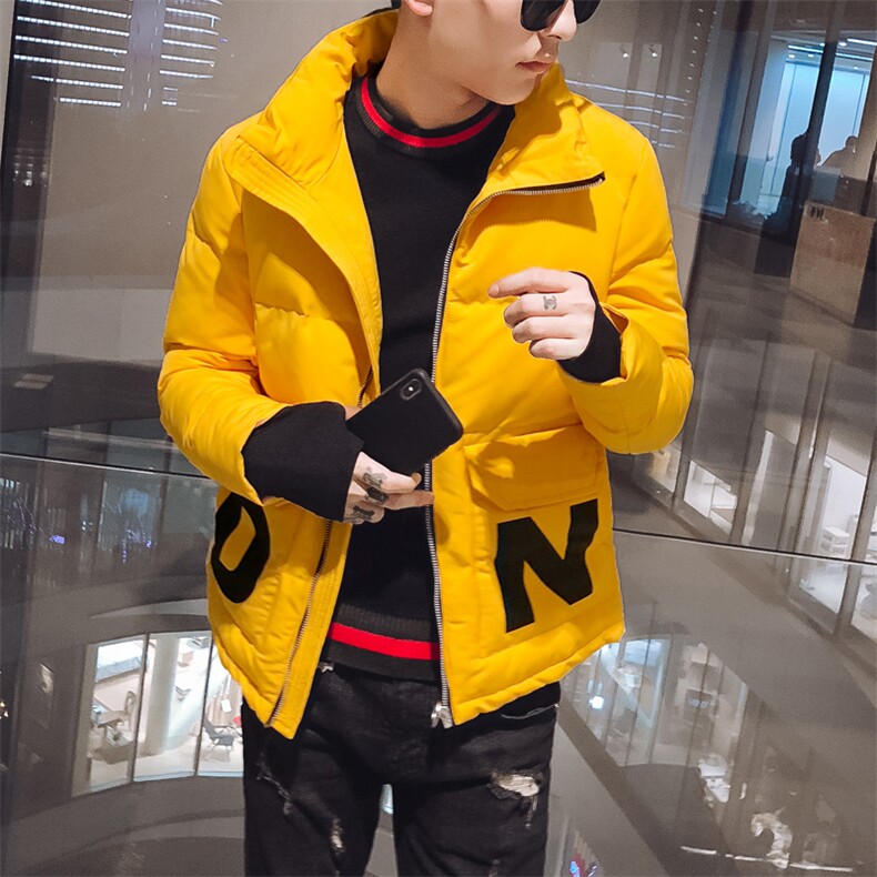A313-M100-P145冬季外套男社会小伙男士棉衣棉袄加厚棉服短款,男装棉衣,电商A313