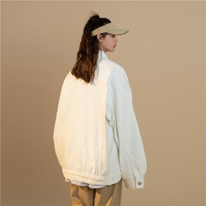 25 抖音品质休闲工装情侣潮牌牛仔水洗夹克外套N961/P85/128图片