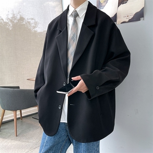 秋季小西装西服外套男ins上衣英伦单西宽松休闲 A071-X06-P85图片