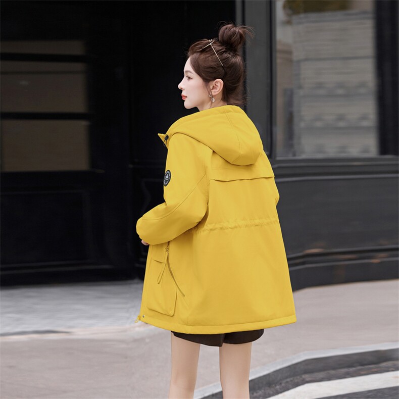2025年时尚流行简约派克服冬季上市,女装棉衣/棉服,涵亦佰惠