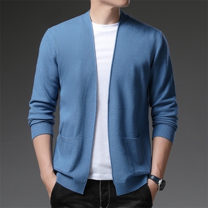 BBS6036男式2023秋季新款西服针织开衫西装领商务休闲男装P72图片