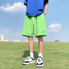 现货2026夏季清凉速干印花松紧港风美式跑量男女沙滩裤K517-TP20，男装牛仔裤，电商A170