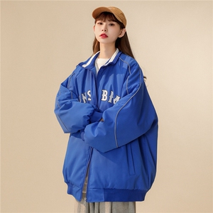 中性风 反光宽松男士棉衣韩版百搭情侣棉服冬装外套G1030 P118女图片