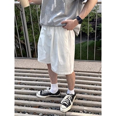 褶皱宽松百搭工装短裤DK0374-特批26，男装牛仔裤，星座313A(原308A-2)