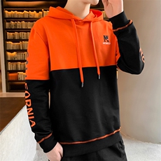 W031男士连帽卫衣春秋款潮流ins宽松春季2021新款外套，男装卫衣，电商D310（原电商305）