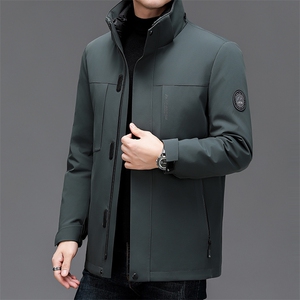 BZ23075钱塘2020-2商务休闲简约冬季厚款中年男士羽绒服P325图片