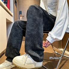 XZ616秋季新款重磅脏染水洗做旧直筒休闲长裤TY1024特P40控78，男装休闲裤，星座512A（原616）