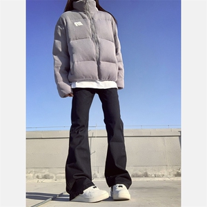 弹力加绒加厚黄泥色牛仔裤男715-6-BX07P50加绒P55(控78）图片