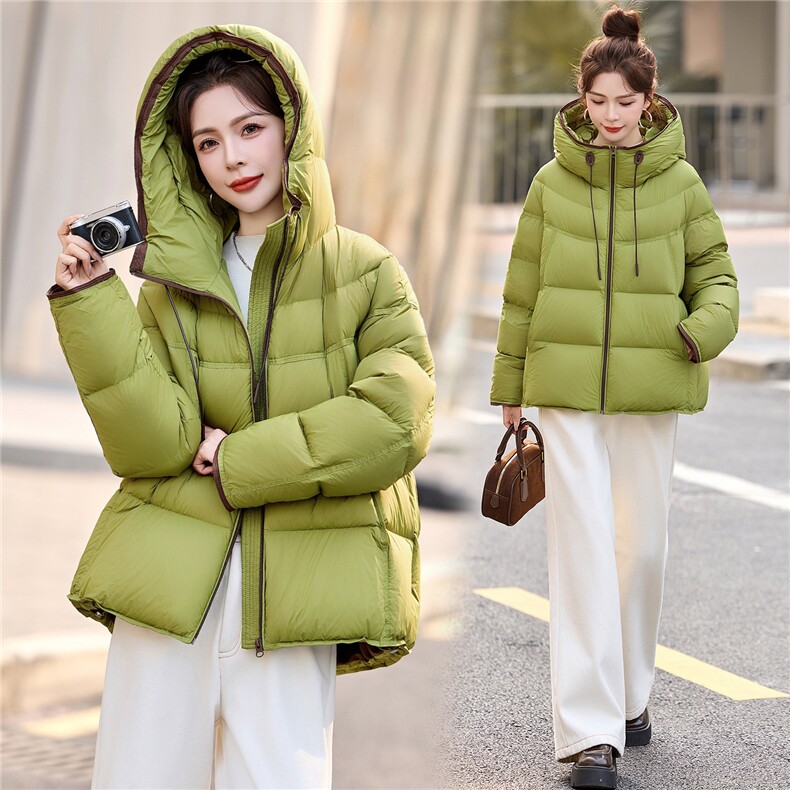 2025冬装新款简约时尚，女装羽绒服，美沁