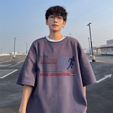 ！2025夏季新款男士潮牌华夫格短袖T恤半袖TXH2406特P19，男装T恤，电商B220