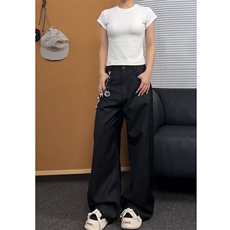春季美式ins高街hiphop弯刀休闲西裤货号K25113P55，男装休闲裤，电商A063