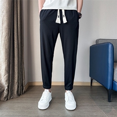 大夏季冰丝空调裤九分裤男小脚裤---A210-DYK8100-P45，男装休闲裤，星座210-3