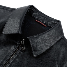 秋新款男士PU皮衣爸爸装中老年翻领皮夹克中年外套男ZL2183-P155，男装皮衣，电商B212（原钱塘6029）