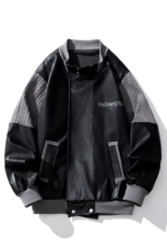 1白底肩膀民族风大码M-5XL情侣皮衣女夹克外套男JK8756P110控149，男装民族服装，星座226-2