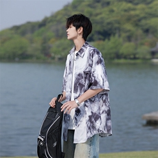 C02-P30 M-7XL夏季新款大码潮牌印花短袖衬衫衬衣,男装衬衫,星座109-1,四季星座 C02-P30 M-7XL夏季新款大码潮牌印花短袖衬衫衬衣,男装衬衫,星座109-1,四季星座