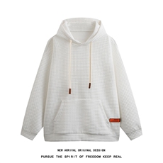 WY209/P60春装新款连帽卫衣男美式潮宽松运动大码ins潮流复古外套，男装卫衣，电商基地A050