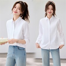 2026春夏新款黄蓝条纹衬衫女宽松显瘦元气少女感衬衣显白温柔风图片