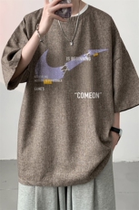 风复古亚麻短袖男棉麻t恤男半袖ZT71259-P35，男装T恤，电商A040