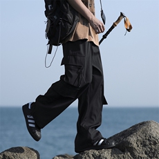 美式青少年工装裤男款夏季ins高街潮牌高级感裤子K1230-特批-35，男装工装外套，星座718-1
