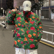 MY203男女休闲风东北大花加厚保暖防寒棉衣外套棉服棉袄团队，男装棉衣，星座115A(原星座507）